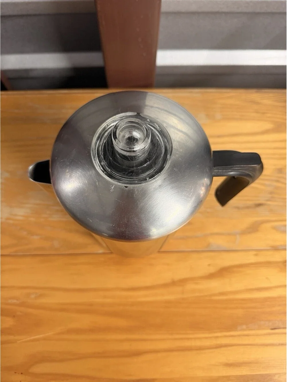 VINTAGE REVERE WARE COPPER CLAD STAINLESS 6 CUP NO PERCOLATOR PRE-1968 *
